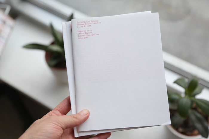 Turning The Season by Thomas Zanon Larcher & Jules Wright